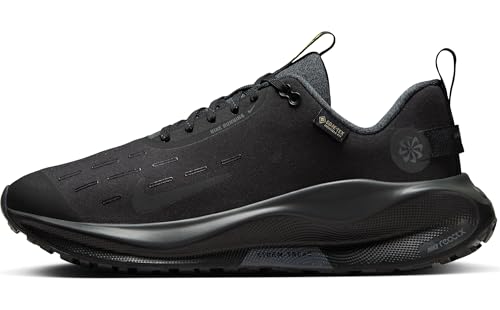 Nike InfinityRN 4 Gore-TEX Women's Waterproof Road Running Shoes (HQ0264-001, Black/Volt/Dark Grey/Anthracite) Size 6.5