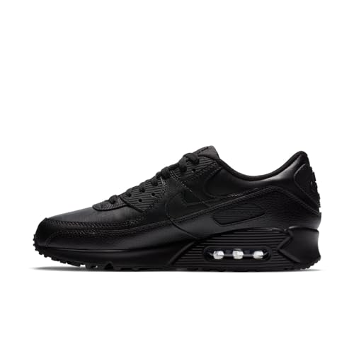 Nike Air Max 90, Men's Running Shoes, Black, 8 US