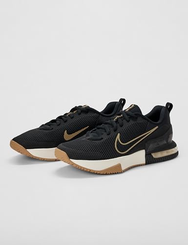 Nike Men's Air Max Alpha Trainer 6 Workout Shoes, Black/Parachute Beige-Sail, 14