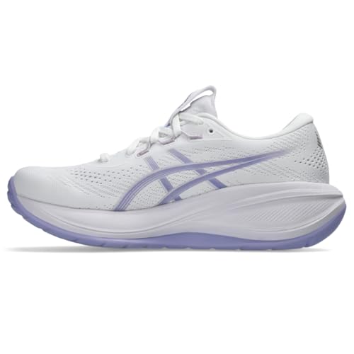 ASICS Women's Gel-Cumulus 28 Running Shoes, 8.5, White/Bluebell