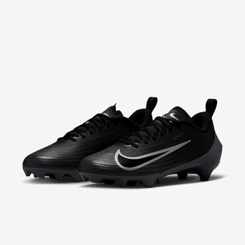 Nike Vapor Speed 3 Football Cleats (FB3303-002, Black/Dark Grey/Black) Size 12