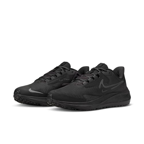 Nike Pegasus 39 Shield Men's Weatherized Road Running Shoes (DO7625-001, Black/Off Noir/Dark Smoke Grey/Black) Size 10