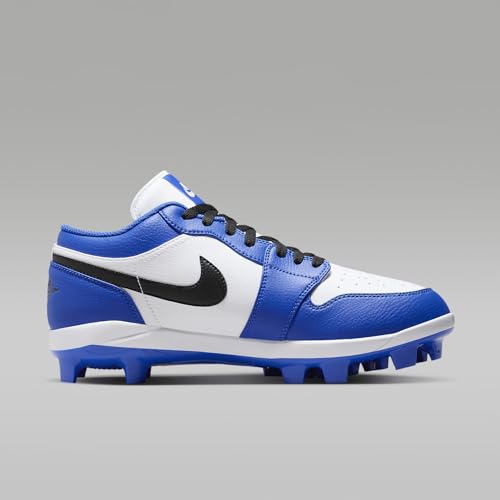 Jordan 1 Retro MCS Low Men's Baseball Cleats (CJ8524-411, Game Royal/White/Black) Size 14