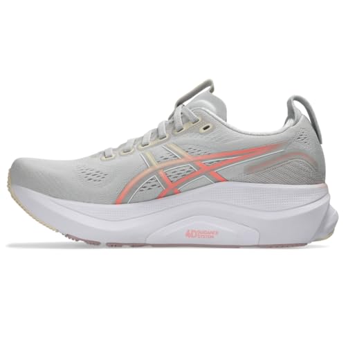 ASICS Women's Gel-Kayano 32 Running Shoes, 8.5, Cloud Grey/Seashell