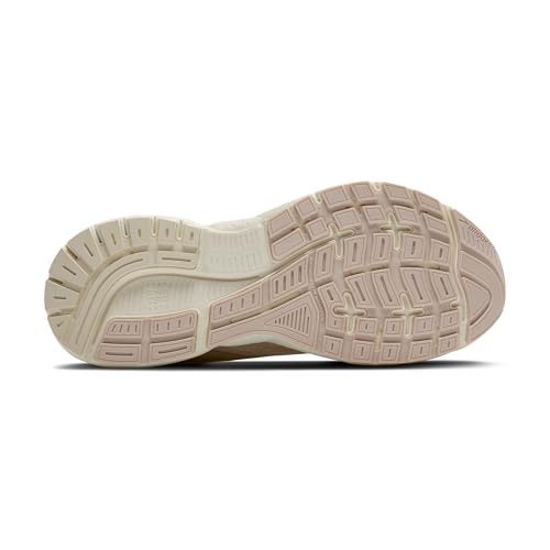 Brooks Women’s Trace 4 Neutral Running Shoe - Coconut Milk/Almond/Purple - 9 Medium