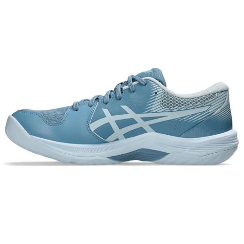 ASICS Men's Beyond FlyteFoam Volleyball Shoes, 10.5, SABA Blue/Cool Grey