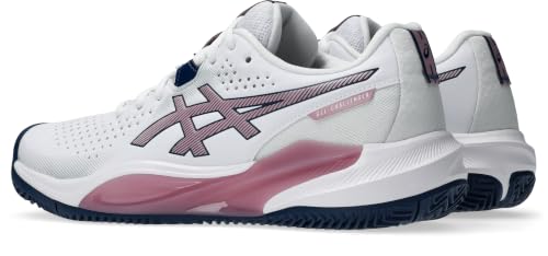 ASICS Women's Gel-Challenger 15 Clay Trainers, White Taro Purple, 9.5 US