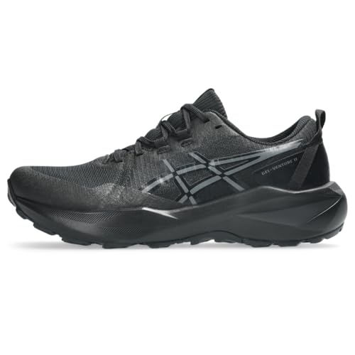 ASICS Women's Gel-Venture 11 Running Shoes, 9.5, Black/Carrier Grey