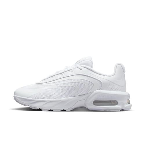 Nike Women's Air Max Fire Lifestyle Shoes, White/White-Black, 8