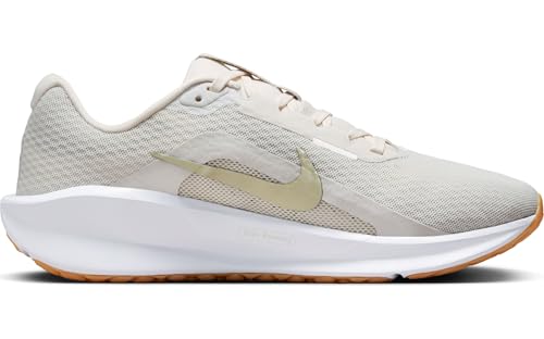 Nike Downshifter 13 Women's Road Running Shoes (FD6476-010, Phantom/Light Bone/Gum Light Brown) Size 5