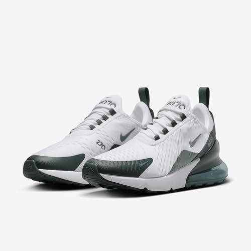 Nike Air Max 270 Women's Shoes (HQ3421-100, White/Bicoastal/Phantom/Vintage Green) Size 5