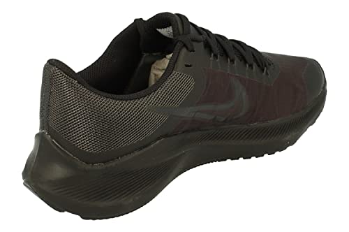 Nike Zoom Winflo 8 Mens Running Trainers CW3419 Sneakers Shoes (UK 9.5 US 10.5 EU 44.5, Black Dark Smoke Grey 002)