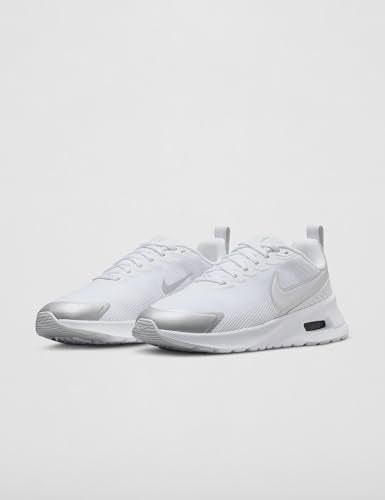 Nike Women's Air Max Nuaxis Shoes, White/White-Pure Platinum, 7.5