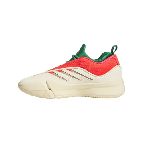 Adidas Unisex-Adult Dame 9 Basketball, Warm Vanilla/Lucid Red/Warm Sandstone, 9