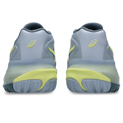 ASICS Men's Gel-Resolution X Tennis Shoes, 9, Grey Blue/Pistachio