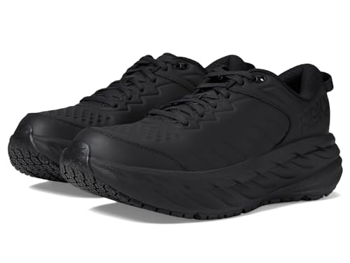 Hoka Men's Bondi Slip Resistant Black/Black 10.5 Wide