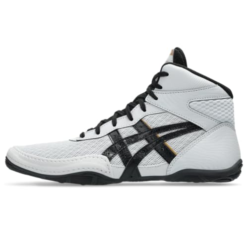 ASICS Kid's Matflex 7 Grade School Wrestling Shoes, 4, Concrete/Black