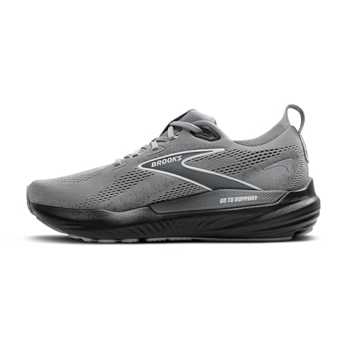 Brooks Men’s Glycerin GTS 22 Supportive Running Shoe - Primer Gray/Ebony/Bluewash - 11.5 Medium