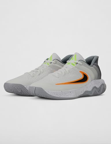 Nike Men's Giannis Immortality 4 Basketball Shoes, White/Black-Volt-Wolf Grey, 10