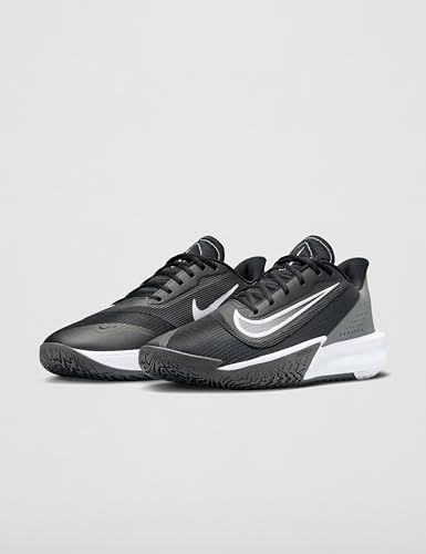 Nike Men's Precision 7 Basketball Shoes, Black/White-Iron Grey-Smoke Grey, 10.5