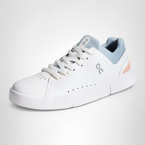 On Women's The Roger Advantage Sneakers, White/Rosehip, 10 Medium US