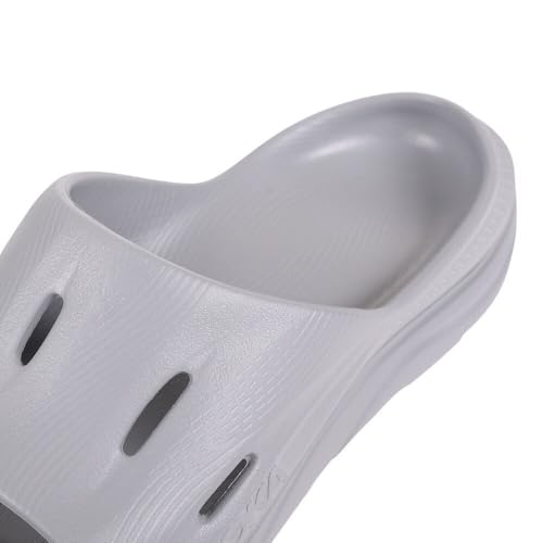 HOKA Ora Recovery Slide 3 Unisex Shoes Size 9, Color: Grey/Grey