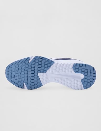 Nike Women's Run Defy Road Running Shoes, White/Blue Void-Football Grey-Work Blue, 9
