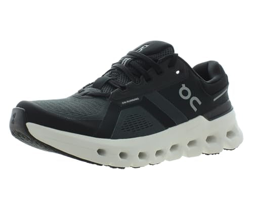 On Cloudrunner 2 Wide Womens Shoes Size 8, Color: Eclipse/Black-Black