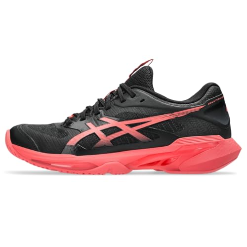 ASICS Women's Solution Speed FF 4 Tennis Shoes, 9.5, Black/Sienna