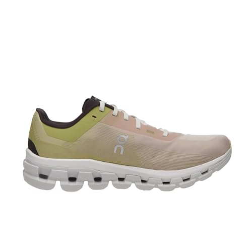 On Women's Cloudflow 4 Running Shoes Sneakers (Zest - Frost, US Footwear Size System, Adult, Women, Numeric, Medium, 9)