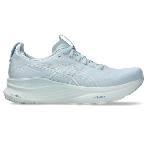 ASICS Women's Gel-Kayano 32 Running Shoes, 8.5, Sky/Pure Silver