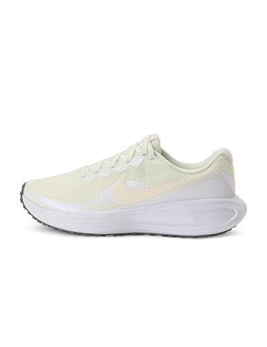 Nike Women's Revolution 8 Road Running Shoes, Sail/Chalk-White-Pencil Point, 8