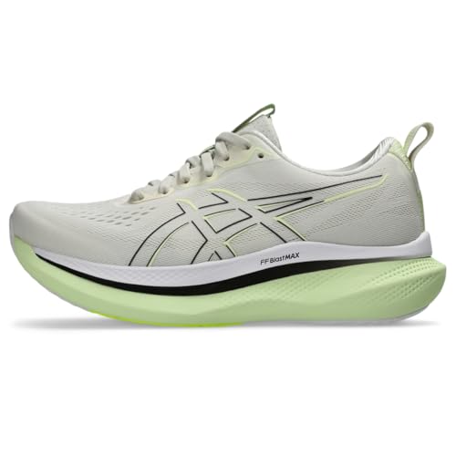 ASICS Women's GLIDERIDE MAX Running Shoe, 11, Birch/Black