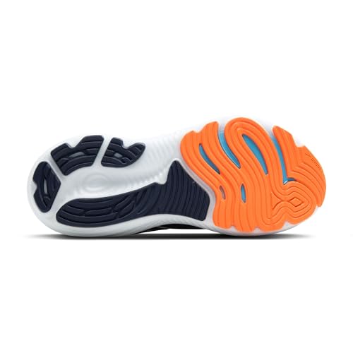Brooks Men’s Glycerin GTS 22 Supportive Running Shoe - Peacoat/Blue Ribbon/Orange - 10 Medium