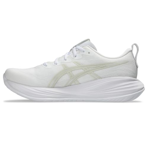 ASICS Men's Gel-Cumulus 27 Running Shoes, 12, White/Lake Grey