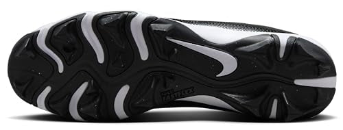 Nike Alpha Menace 4 Shark Football Cleats (Wide) (Black, US Footwear Size System, Adult, Men, Numeric, Wide, 10)