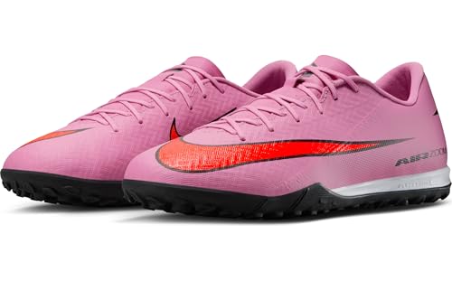 Nike Mercurial Vapor 16 Academy Turf Low-Top Soccer Shoes (Magic Flamingo/Total Crimson/Black) Size 10