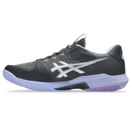 ASICS Men's Solution Speed FF 4 Night Energy Tennis Shoes, Graphite Grey/Pure Silver, 9