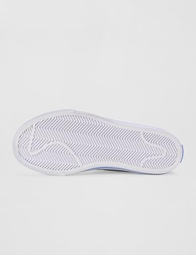 Nike Little Kids' Court Legacy Shoes, Off White/Pencil Point-Crystal Blue, 13C