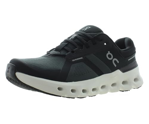 On Cloudrunner 2 Wide Mens Shoes Size 9, Color: Eclipse/Black-Black