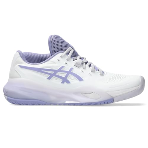 ASICS Women's Gel-Resolution X Tennis Shoes, 8, White/Bluebell