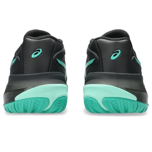 ASICS Men's Gel-Resolution X Tennis Shoes, 11, Black/Aurora Green