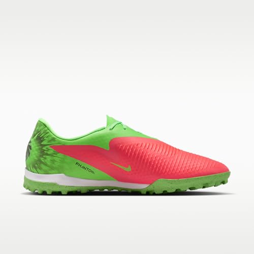 Nike Phantom 6 Low Academy Turf Soccer Shoes (Hot Punch/Green Strike/Black) Size 8.5