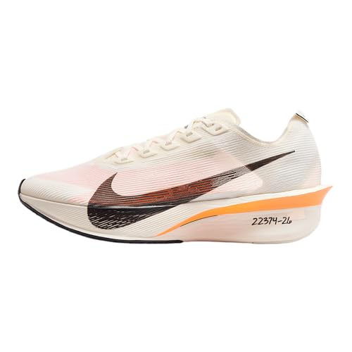 Nike Vaporfly 4 Proto Women's Road Racing Shoes (HF6411-100, Sail/Total Orange/White/Black) Size 8.5