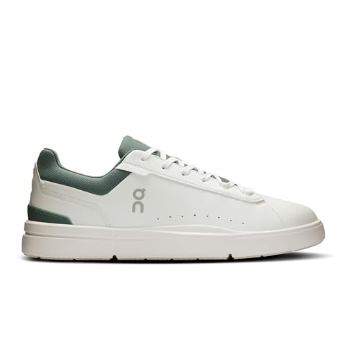 On Men's The Roger Advantage, White/Olive 10.5 M