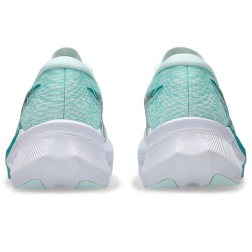 ASICS Women's Magic Speed 4 Running Shoes, 12, Soothing SEA/Black