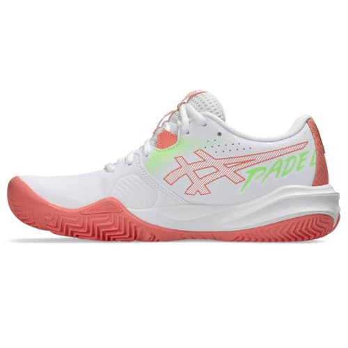 ASICS Women's Gel-Challenger 15 PadelSneaker, White Guava, 11.5 US