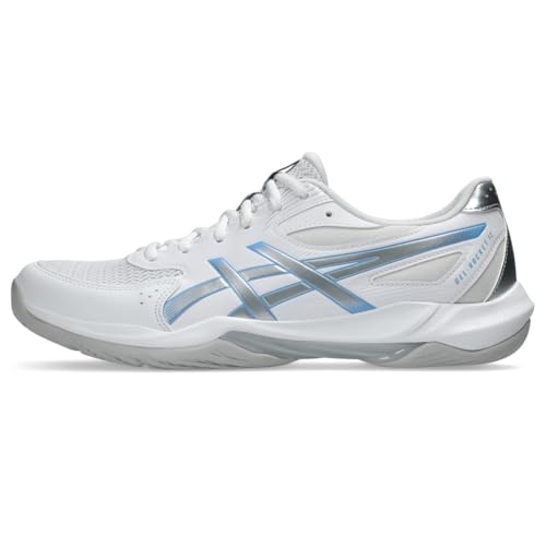 ASICS Men's Gel-Rocket 12 Volleyball Shoes, 9, White/Cloud Grey