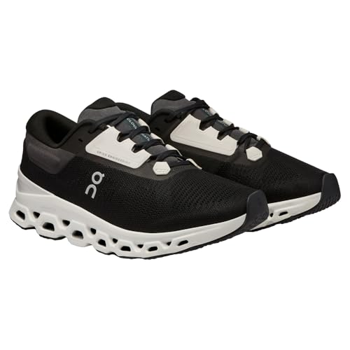 On Cloudstratus 3 Women's Performance Running Shoes - Black/Frost Size 8