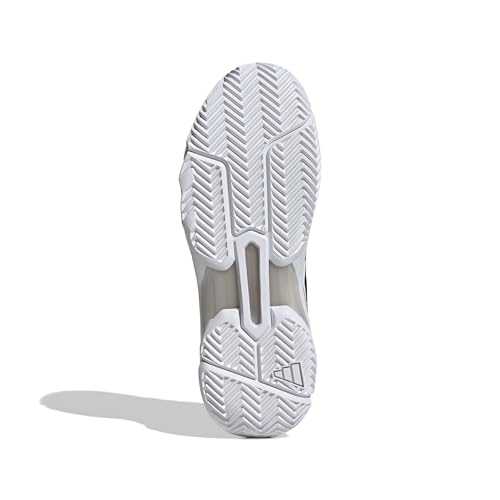 Adidas Men's CourtJam Control 3, White/Black/Grey, 11